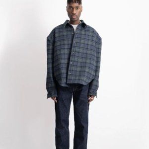 vuja de flannel jacket size M